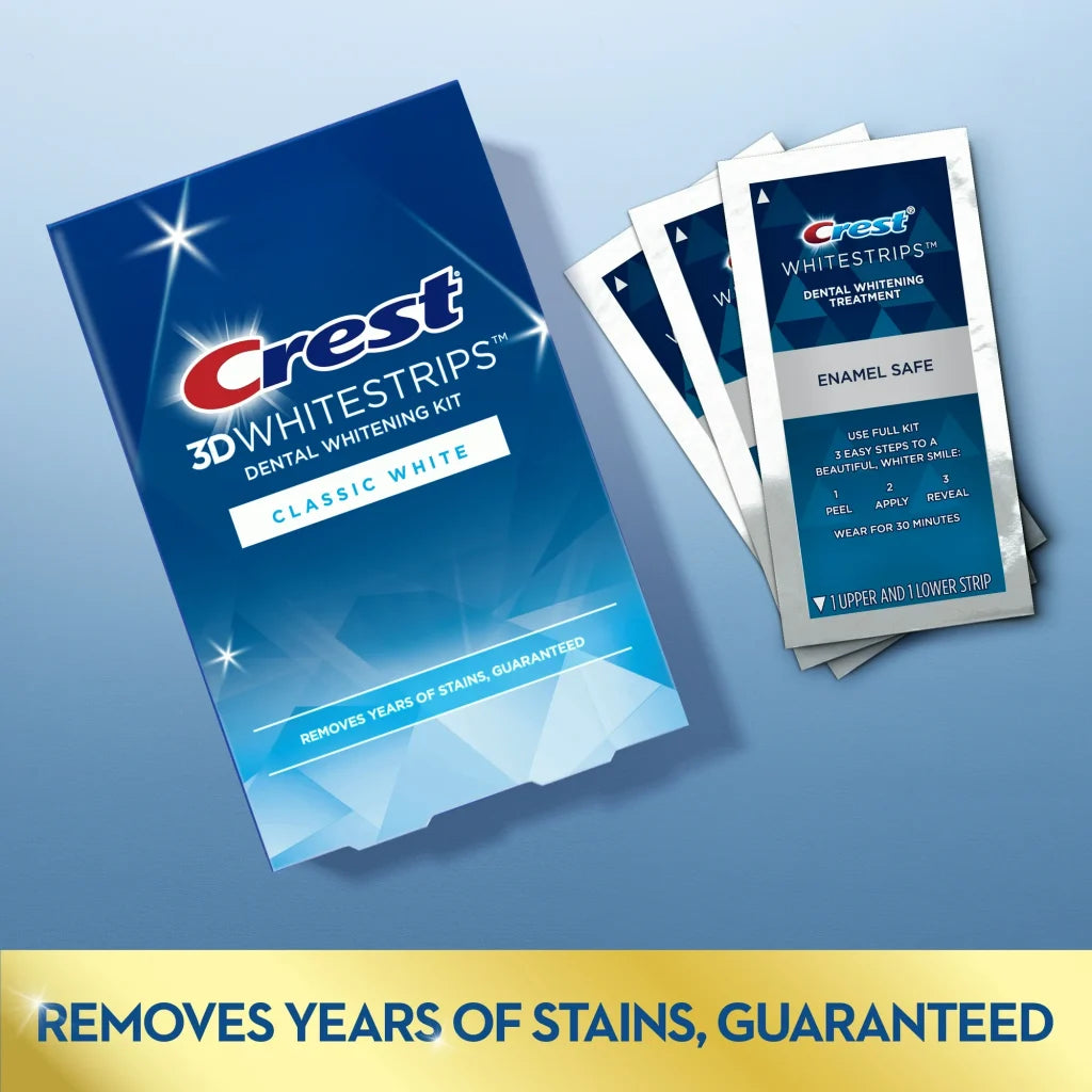 Crest 3D Whitening Strips Enamel Safe