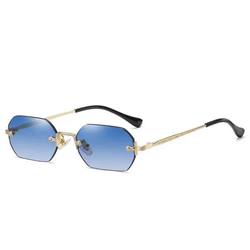 Luxury Vintage Sunglasses Unisex Rimless Design