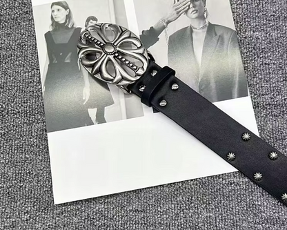 Chrome & Hearts Faux Leather Belts - Pack of 2