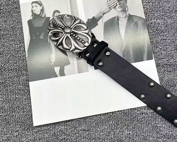 Chrome & Hearts Faux Leather Belts - Pack of 2