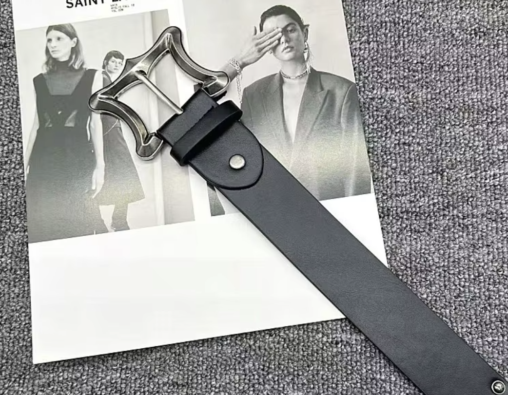 Chrome & Hearts Faux Leather Belts - Pack of 2