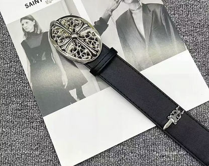 Chrome & Hearts Faux Leather Belts - Pack of 2