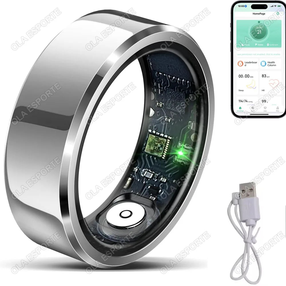 Smart Ring- Blood Pressure Heart Rate Sleep Monitoring
