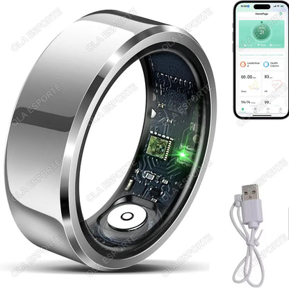 Smart Ring- Blood Pressure Heart Rate Sleep Monitoring