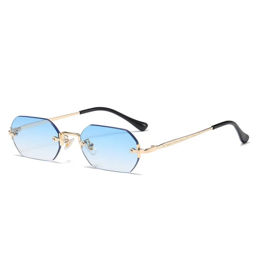 Luxury Vintage Sunglasses Unisex Rimless Design