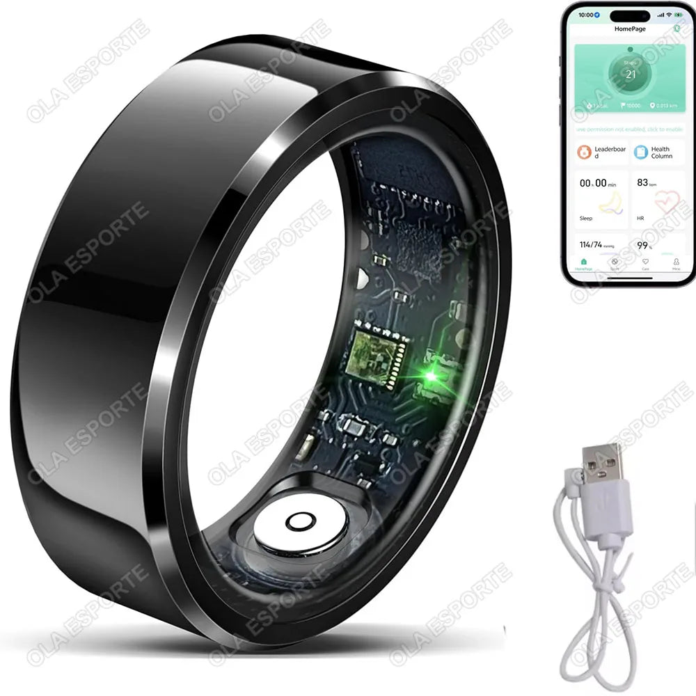 Smart Ring- Blood Pressure Heart Rate Sleep Monitoring